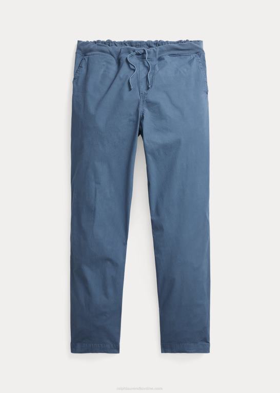 clancy blå Mænd Ralph Lauren afslappet pasform stretch poplin bukser Z426B791