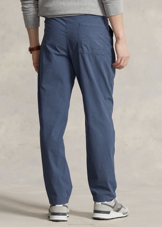 clancy blå Mænd Ralph Lauren afslappet pasform stretch poplin bukser Z426B791