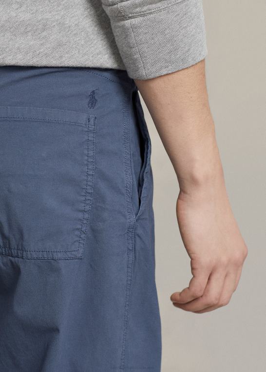 clancy blå Mænd Ralph Lauren afslappet pasform stretch poplin bukser Z426B791