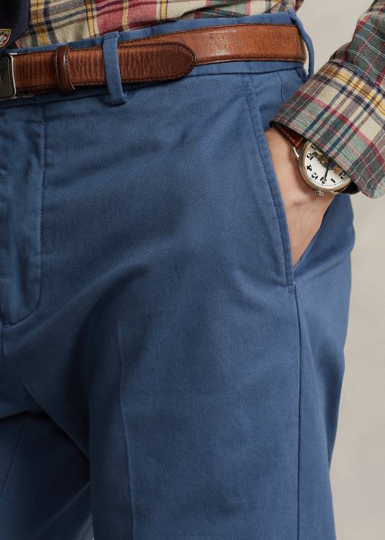 clancy blå Mænd Ralph Lauren strækbukser med chino-jakkesæt Z426B719