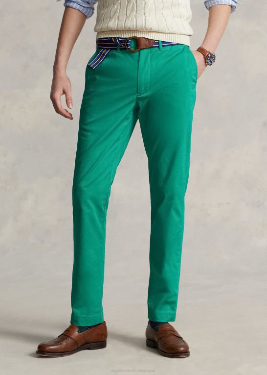 cruise green Mænd Ralph Lauren stretch slim fit performance chinobukser Z426B926