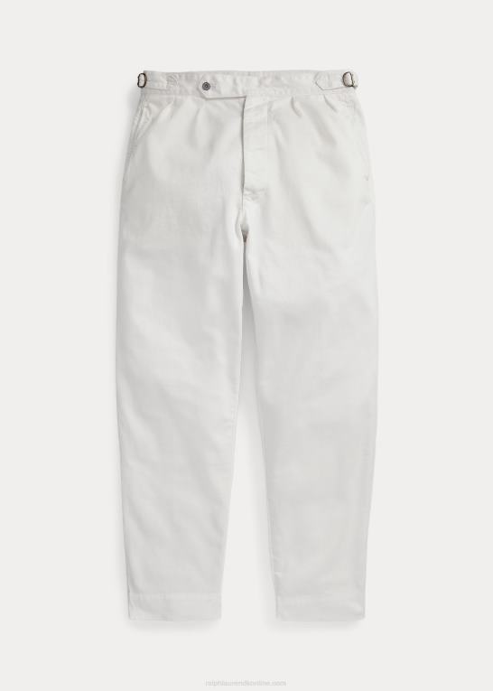 dækvask hvid Mænd Ralph Lauren plisseret twillbukser med afslappet pasform Z426B8626