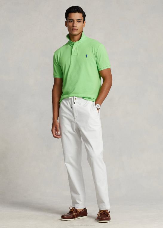 dækvask hvid Mænd Ralph Lauren polo prepster chinobukser med klassisk pasform Z426B581