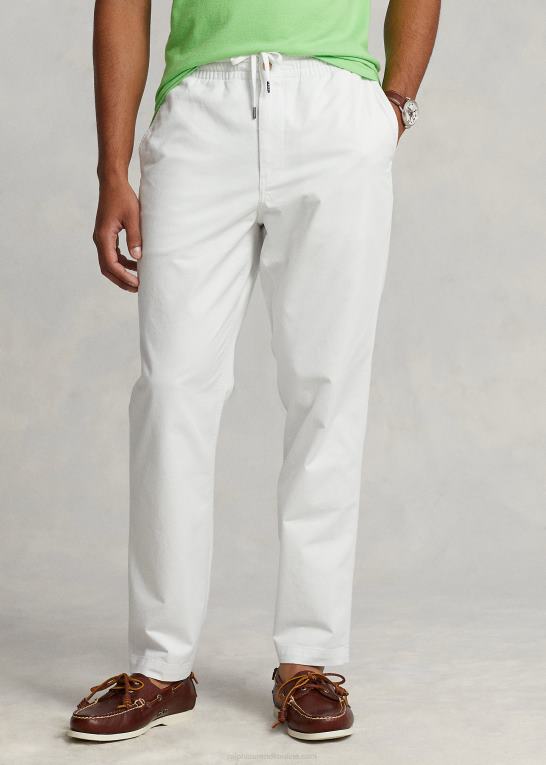 dækvask hvid Mænd Ralph Lauren polo prepster chinobukser med klassisk pasform Z426B581