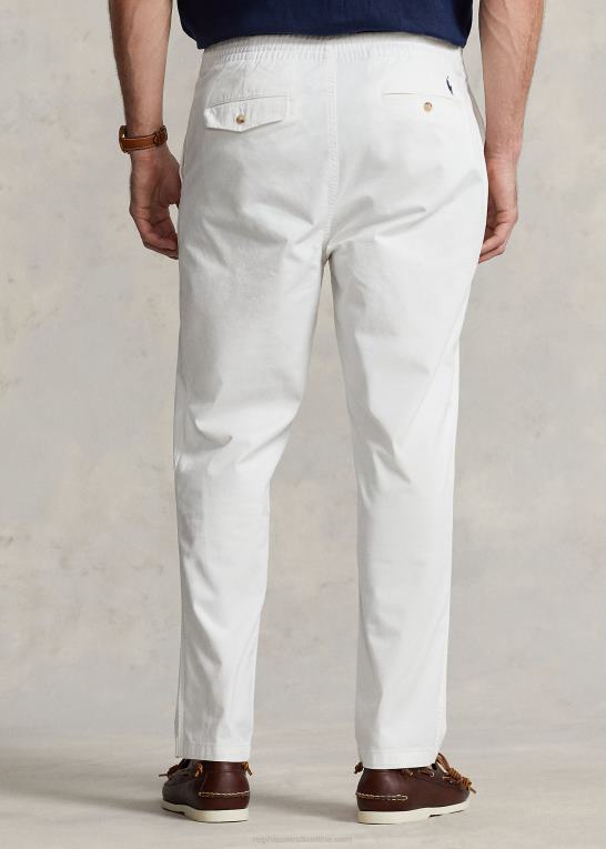 dækvask hvid Mænd Ralph Lauren polo prepster stretch bukser med klassisk pasform Z426B1907