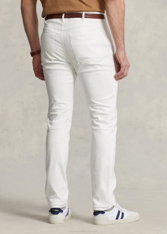 dækvask hvid Mænd Ralph Lauren slim fit stretch dobbybukser Z426B1402