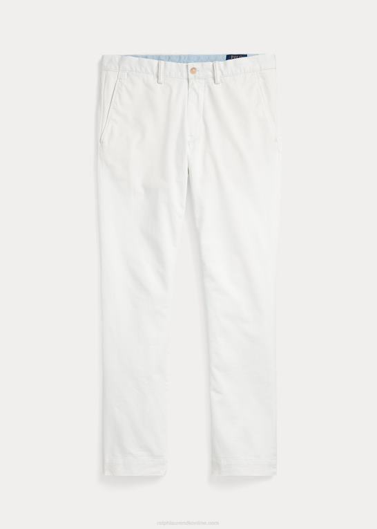 dækvask hvid Mænd Ralph Lauren vaskede stretch chinobukser alle pasform Z426B8386
