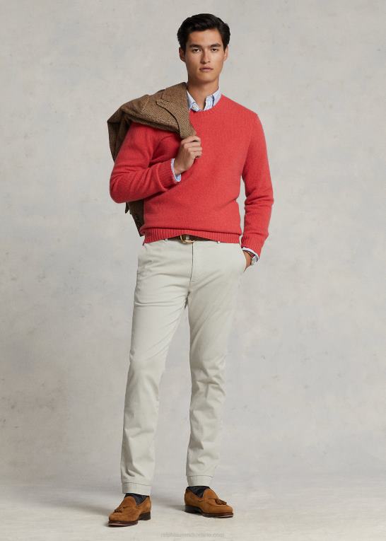 duegrå Mænd Ralph Lauren jarrett stretch satin bukser i slim fit Z426B667