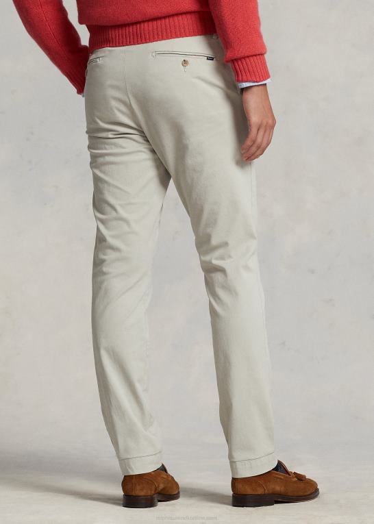 duegrå Mænd Ralph Lauren jarrett stretch satin bukser i slim fit Z426B667