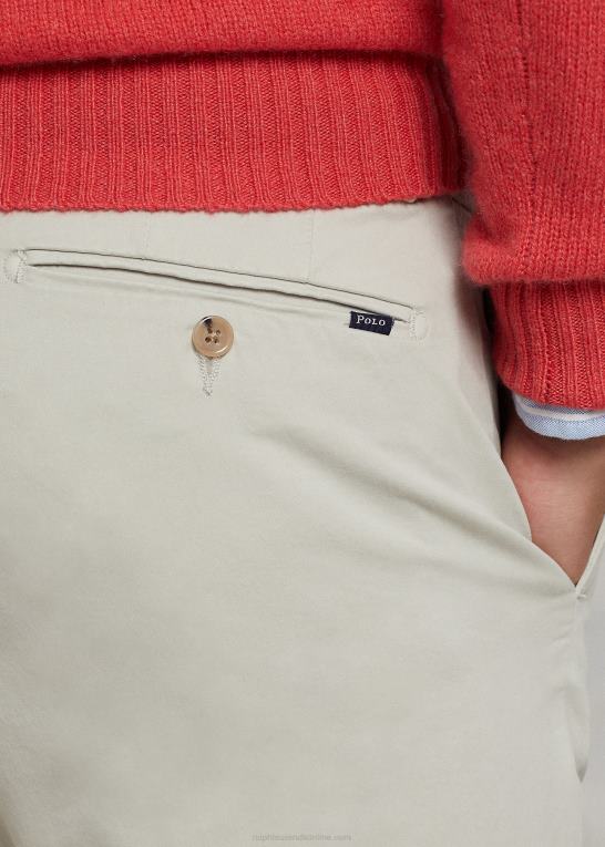 duegrå Mænd Ralph Lauren jarrett stretch satin bukser i slim fit Z426B667