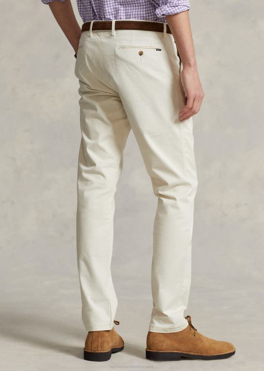 fløde Mænd Ralph Lauren stretch slim fit chinobukser Z426B469