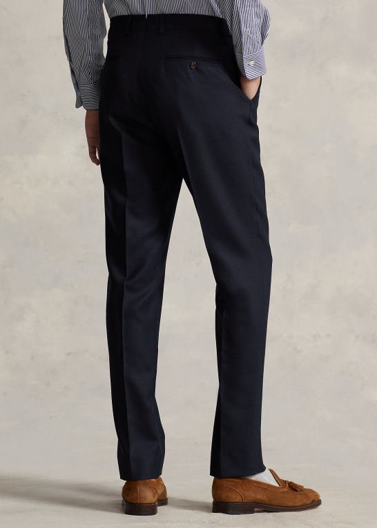 flåde Mænd Ralph Lauren uld oxford jakkesætsbuks Z426B571