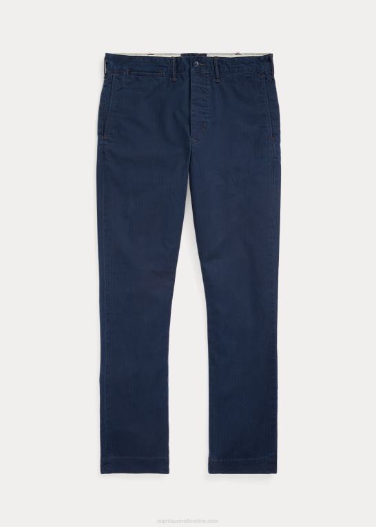 flåden værd Mænd Ralph Lauren slim fit sildebens twill bukser Z426B1703