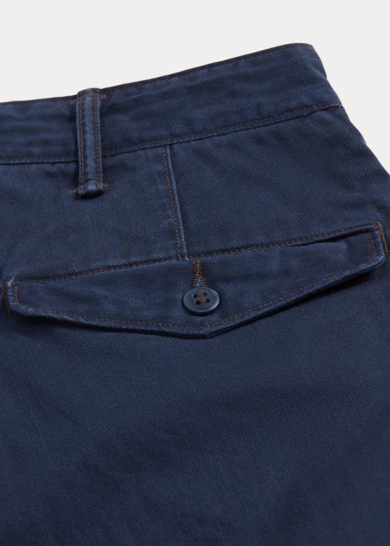 flåden værd Mænd Ralph Lauren slim fit sildebens twill bukser Z426B1703