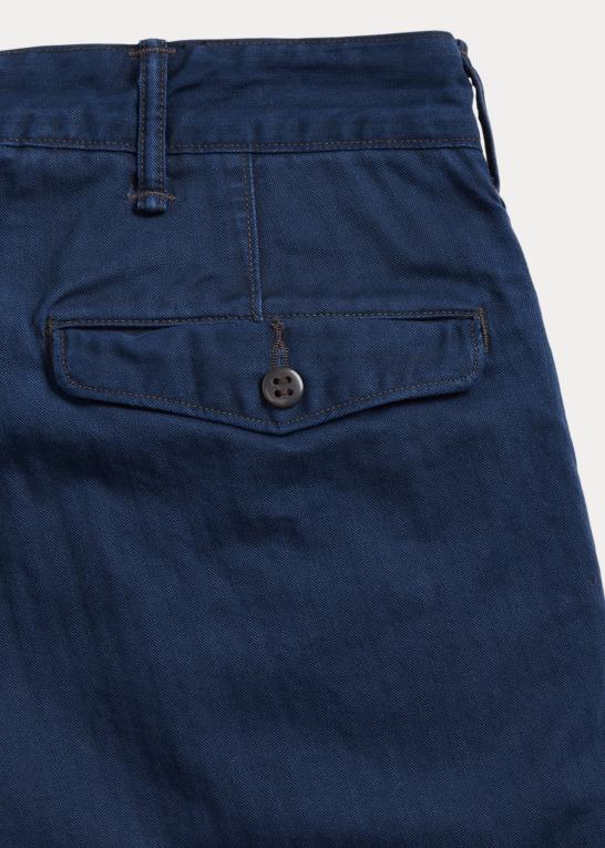 flåden værd Mænd Ralph Lauren slim fit sildebens twill bukser Z426B1703