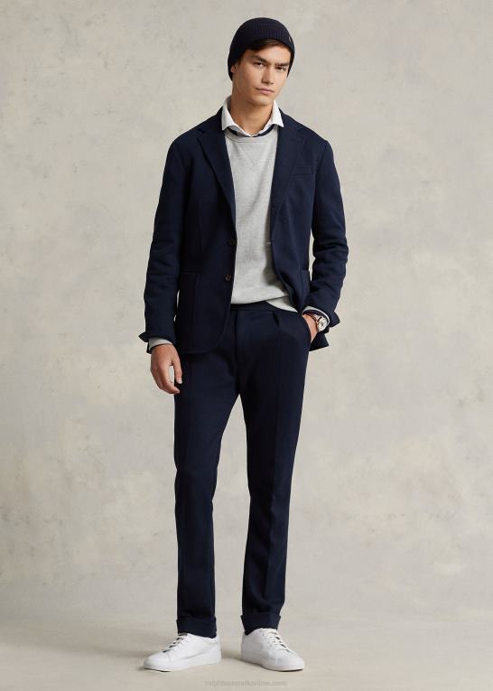 flyverflåde Mænd Ralph Lauren dobbeltstrikket jakkesætsbuks Z426B8637
