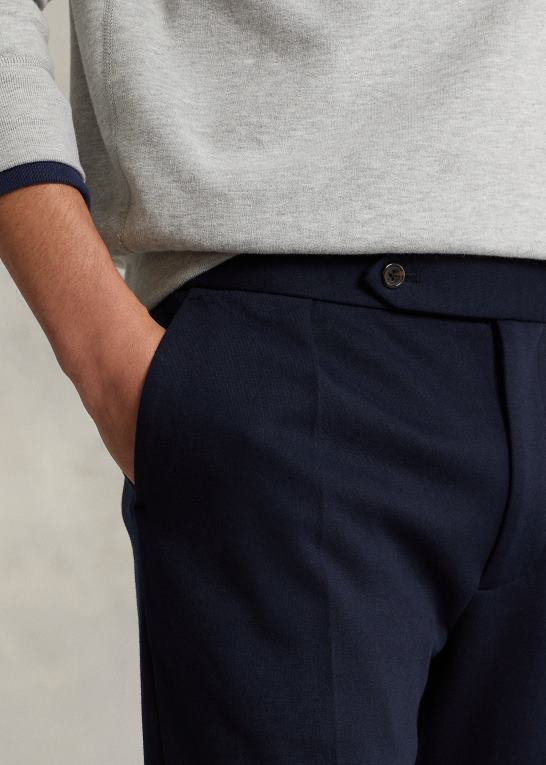 flyverflåde Mænd Ralph Lauren dobbeltstrikket jakkesætsbuks Z426B8637