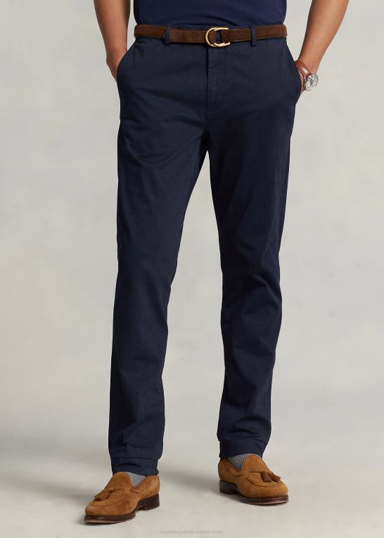 flyverflåde Mænd Ralph Lauren jarrett stretch satin bukser i slim fit Z426B666