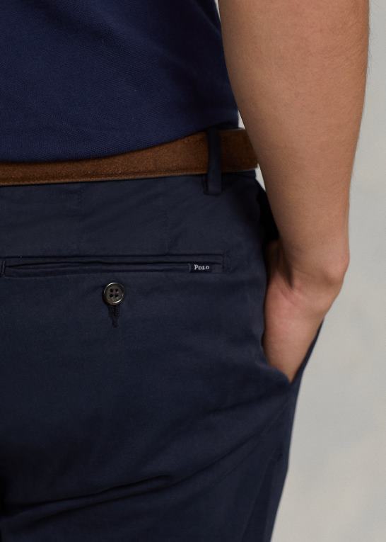 flyverflåde Mænd Ralph Lauren jarrett stretch satin bukser i slim fit Z426B666