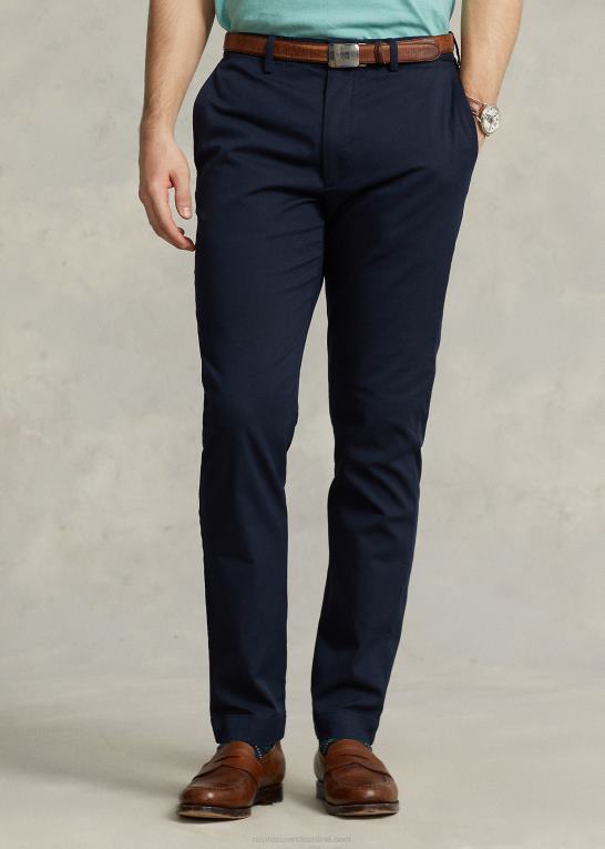 flyverflåde Mænd Ralph Lauren lige fit stretch chinobukser Z426B738