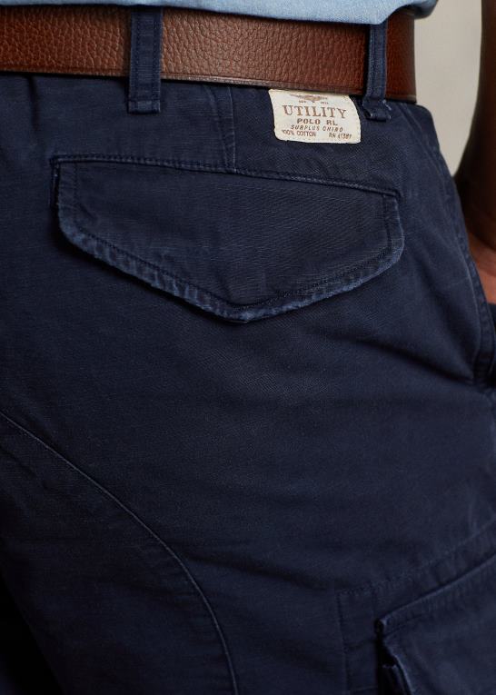 flyverflåde Mænd Ralph Lauren slim fit canvas cargobukser Z426B504