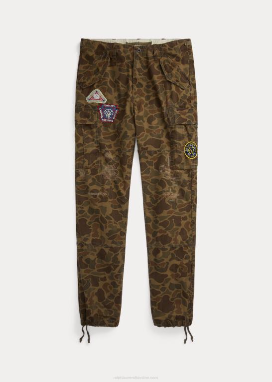 frø camo m/plaster Mænd Ralph Lauren cargobukser i klassisk pasform Z426B1401