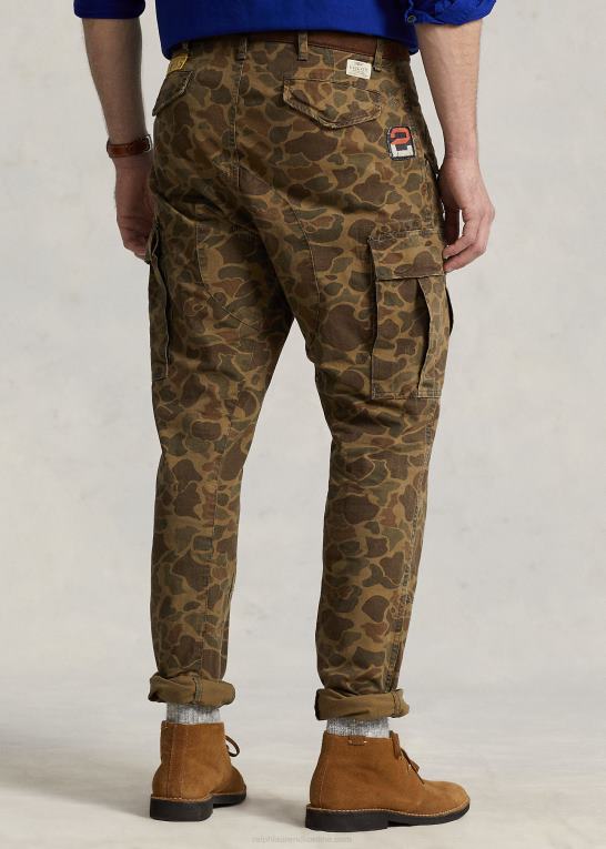 frø camo m/plaster Mænd Ralph Lauren cargobukser i klassisk pasform Z426B1401