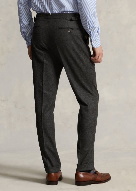 grå Mænd Ralph Lauren stretch flannel bukser Z426B8662