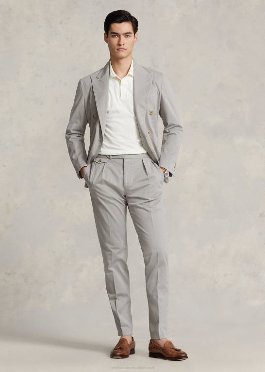 grå tåge Mænd Ralph Lauren tøjfarvet stretch chinobuks Z426B823