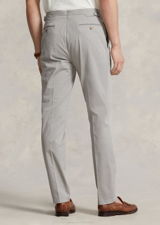 grå tåge Mænd Ralph Lauren tøjfarvet stretch chinobuks Z426B823