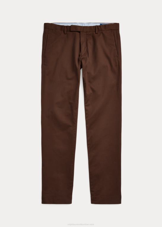 gren brun Mænd Ralph Lauren stretch slim fit chinobukser Z426B470