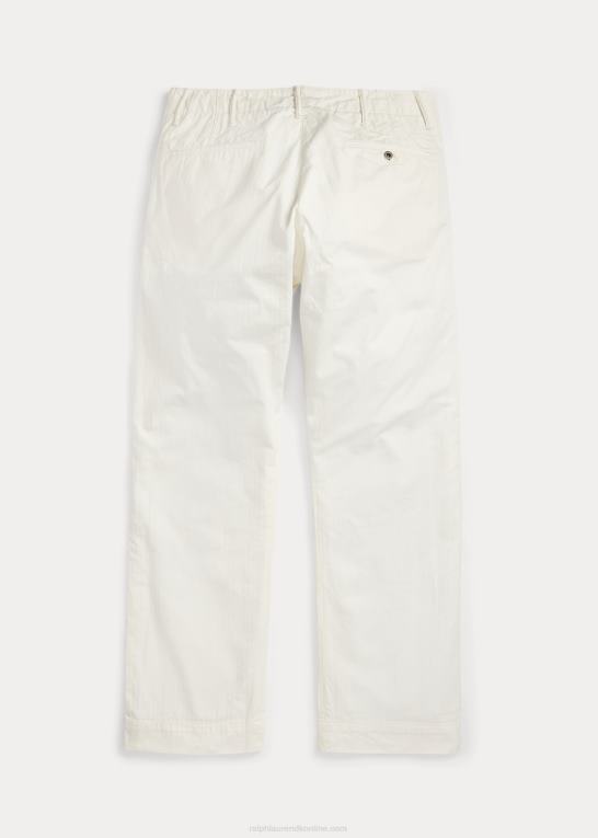 hvid Mænd Ralph Lauren sildebens twill feltbukser Z426B1691