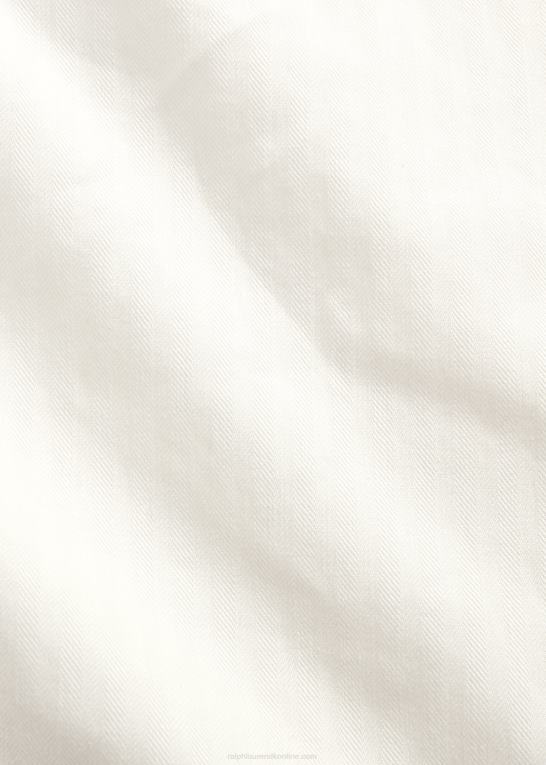 hvid Mænd Ralph Lauren sildebens twill feltbukser Z426B1691