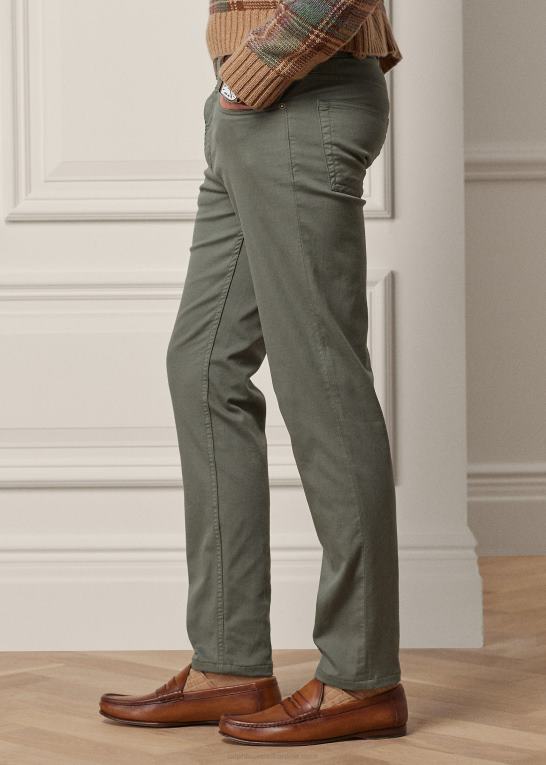 isla blå Mænd Ralph Lauren slim fit stretch dobbybukser Z426B85