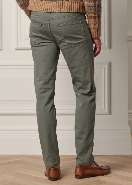 isla blå Mænd Ralph Lauren slim fit stretch dobbybukser Z426B85