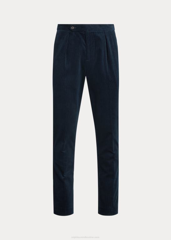jæger/flåde Mænd Ralph Lauren plisseret fløjlsbukser Z426B8578
