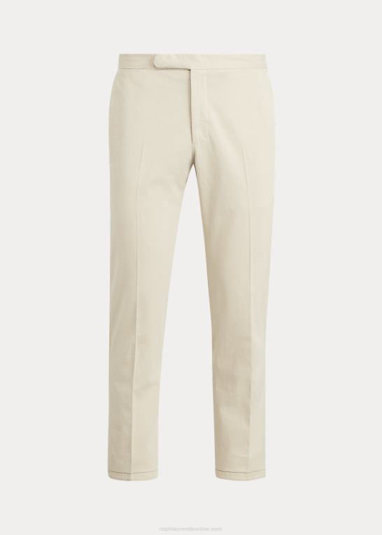 kaki Mænd Ralph Lauren beklædningsfarvet stretch bukser i chinodragt Z426B1197
