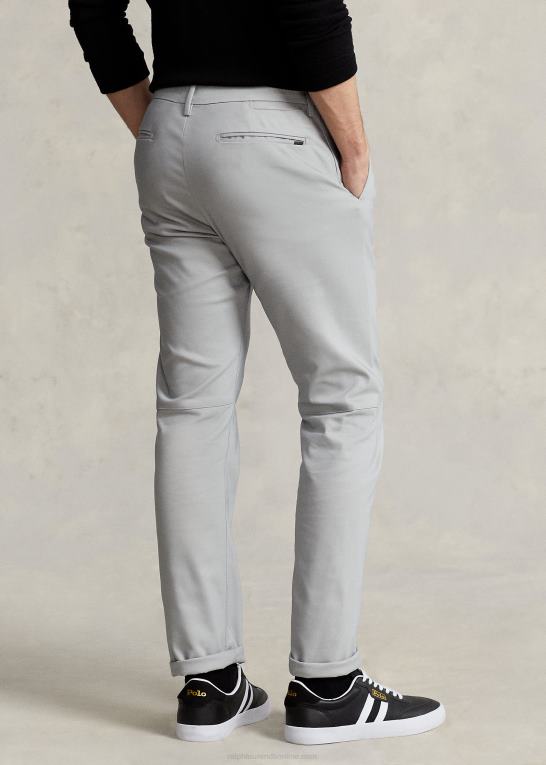 kanal grå Mænd Ralph Lauren stretch slim fit dobby bukser Z426B1147