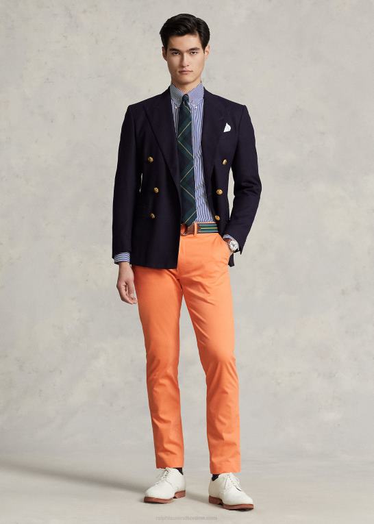 klassisk fersken Mænd Ralph Lauren stretch slim fit performance chinobukser Z426B925