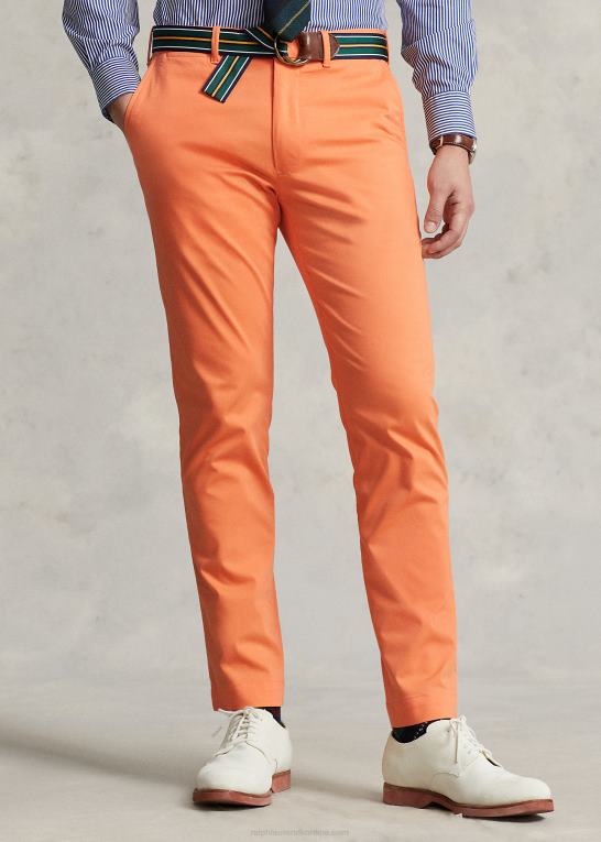 klassisk fersken Mænd Ralph Lauren stretch slim fit performance chinobukser Z426B925