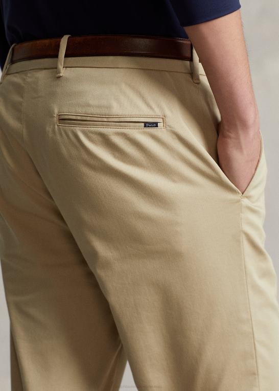 klassisk kaki Mænd Ralph Lauren stretch slim fit performance chinobukser Z426B8575