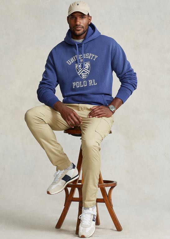 klassisk kaki Mænd Ralph Lauren stretch slim fit twill cargo bukser Z426B1392