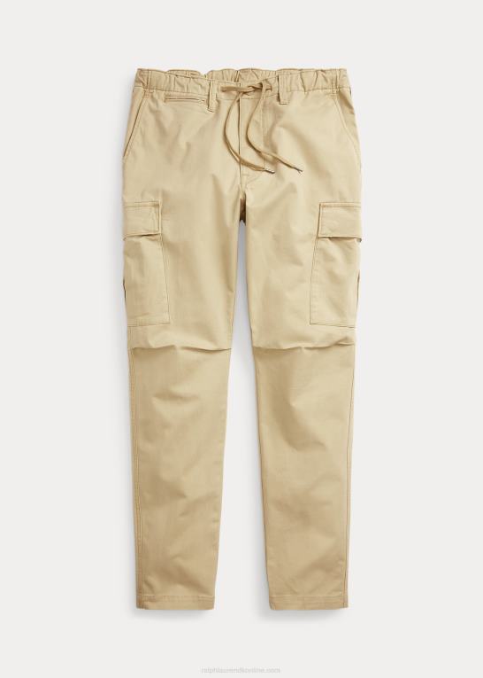 klassisk kaki Mænd Ralph Lauren stretch slim fit twill cargo bukser Z426B1392