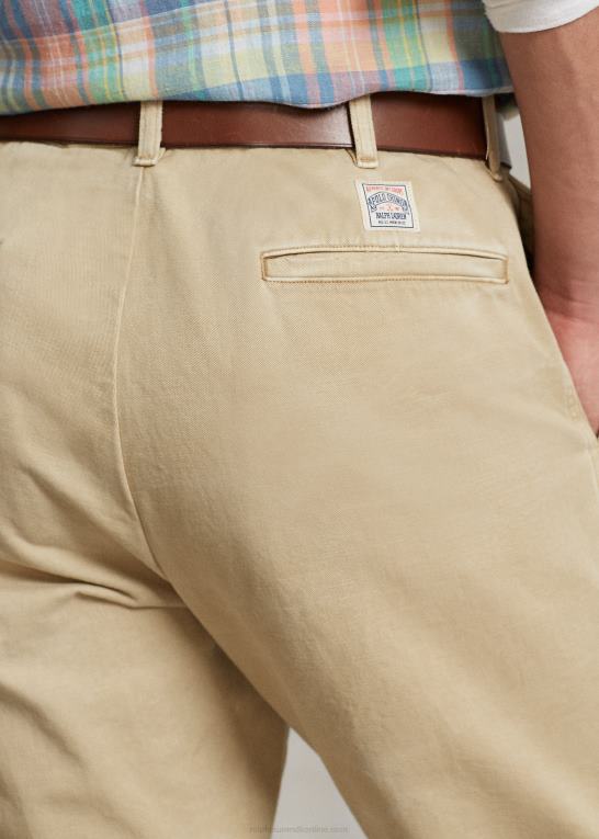 kystbeige Mænd Ralph Lauren salinger chinobukser med lige pasform Z426B837