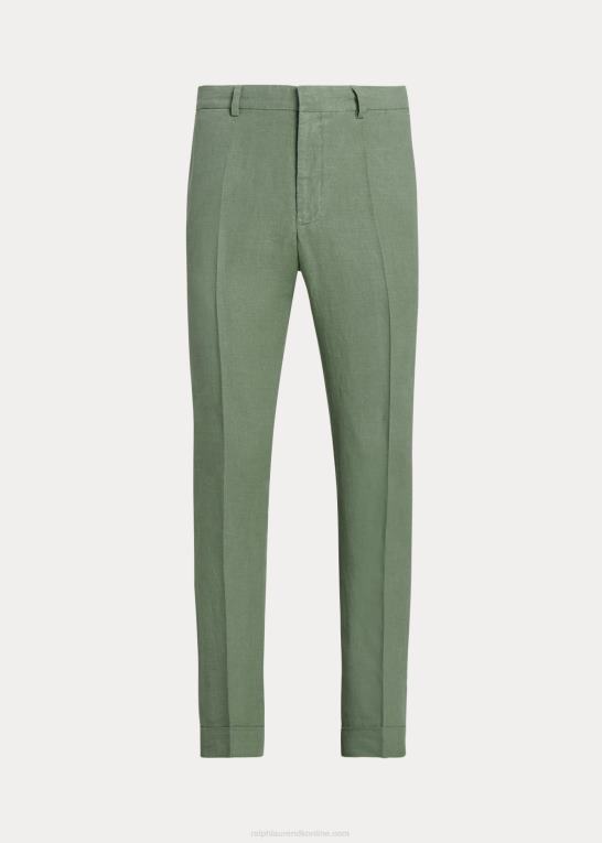 last grøn Mænd Ralph Lauren bukser i linned Z426B1076