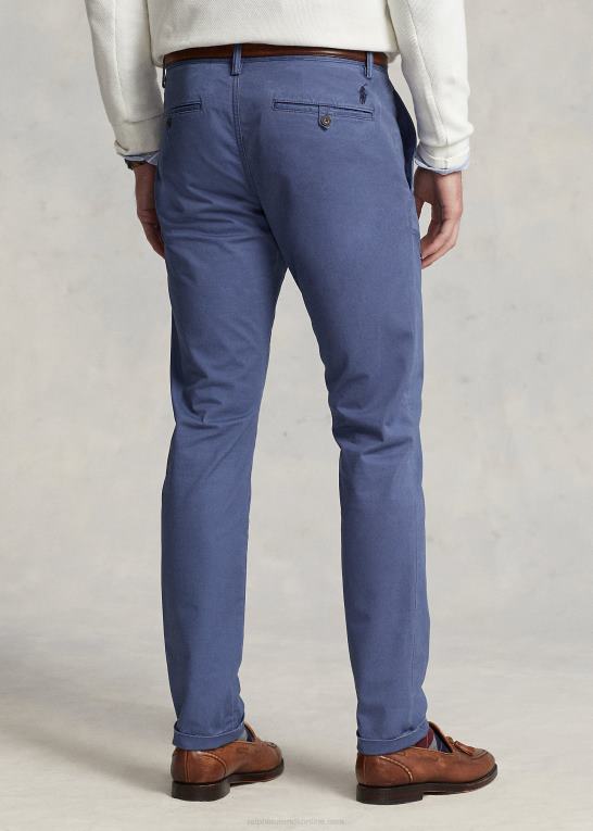 let marine Mænd Ralph Lauren vaskede stretch chinobukser alle pasform Z426B8394