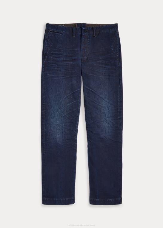 mørk indigo Mænd Ralph Lauren officer bedford cord pant Z426B1727