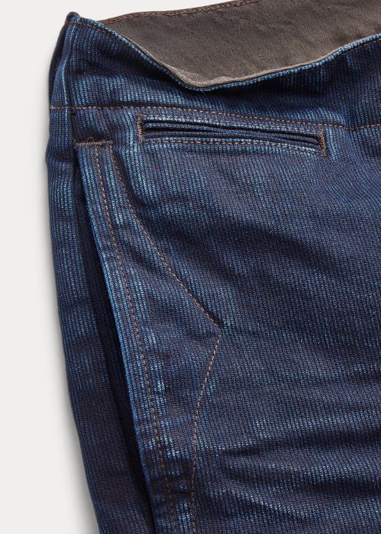 mørk indigo Mænd Ralph Lauren officer bedford cord pant Z426B1727