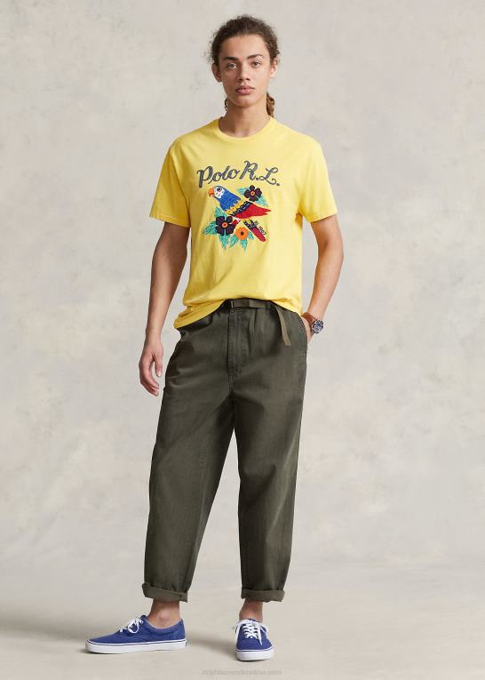 mørk salvie Mænd Ralph Lauren afslappet pasform twill vandrebukser Z426B815
