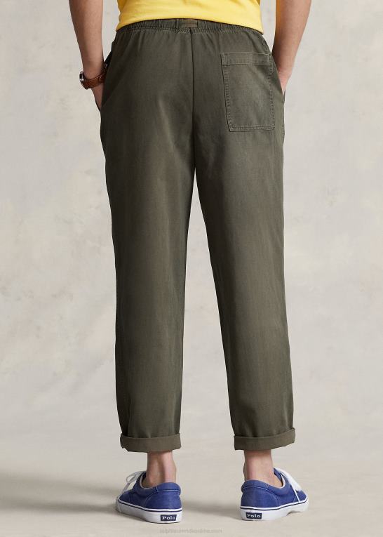 mørk salvie Mænd Ralph Lauren afslappet pasform twill vandrebukser Z426B815